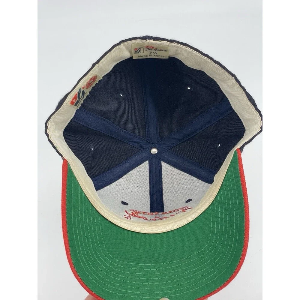 University of Illinois Fighting Illini The Game Fitted Hat Cap 7 1/8 Vintage 90s